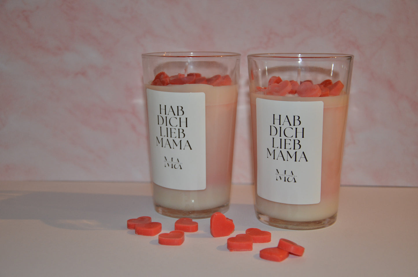 Hab dich lieb Mama Kerze