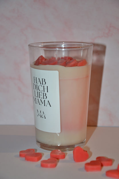 Hab dich lieb Mama Kerze